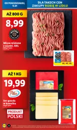 Gazetka promocyjna Lidl - GAZETKA - Gazetka - ważna od 15.01 do 15.01.2025 - strona 8 - produkty: Mięso mielone z szynki, Mięso mielone, Ser, Kawa, Gouda, Mięso