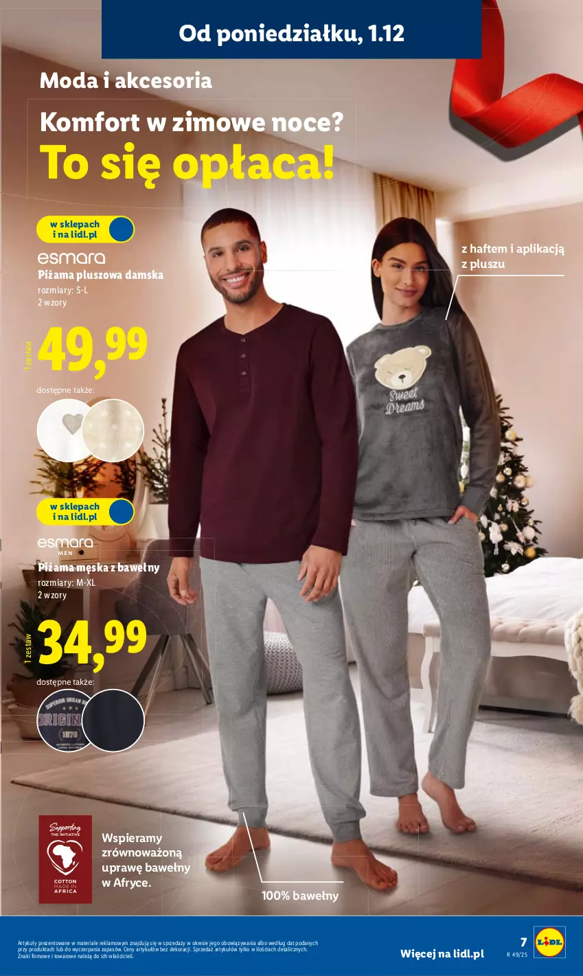 Gazetka promocyjna Lidl - GAZETKA - ważna 01.12 do 07.12.2025 - strona 13 - produkty: Piżama