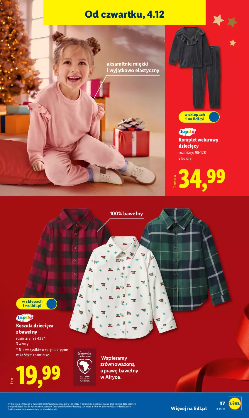 Gazetka promocyjna Lidl - GAZETKA - ważna 01.12 do 07.12.2025 - strona 43 - produkty: Aksam, Dzieci, Kosz, Koszula