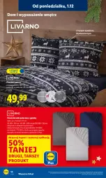 Gazetka promocyjna Lidl - GAZETKA - Gazetka - ważna od 07.12 do 07.12.2025 - strona 20 - produkty: Pościel, Poszewka, Materac, Prześcieradło, Tera