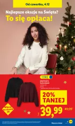 Gazetka promocyjna Lidl - GAZETKA - Gazetka - ważna od 07.12 do 07.12.2025 - strona 3 - produkty: Sweter