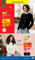 Gazetka promocyjna Lidl - GAZETKA - Gazetka - ważna od 07.12 do 07.12.2025 - strona 35 - produkty: Sweter, Sok, Kardigan