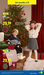 Gazetka promocyjna Lidl - GAZETKA - Gazetka - ważna od 07.12 do 07.12.2025 - strona 45 - produkty: Sweter, Kardigan, Dzieci