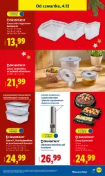 Gazetka promocyjna Lidl - GAZETKA - Gazetka - ważna od 07.12 do 07.12.2025 - strona 53 - produkty: Piec, Top, Młynek, Organizer, Pojemnik, Forma do pieczenia, Pieprz, Kuchenki mikrofalowe, Fa