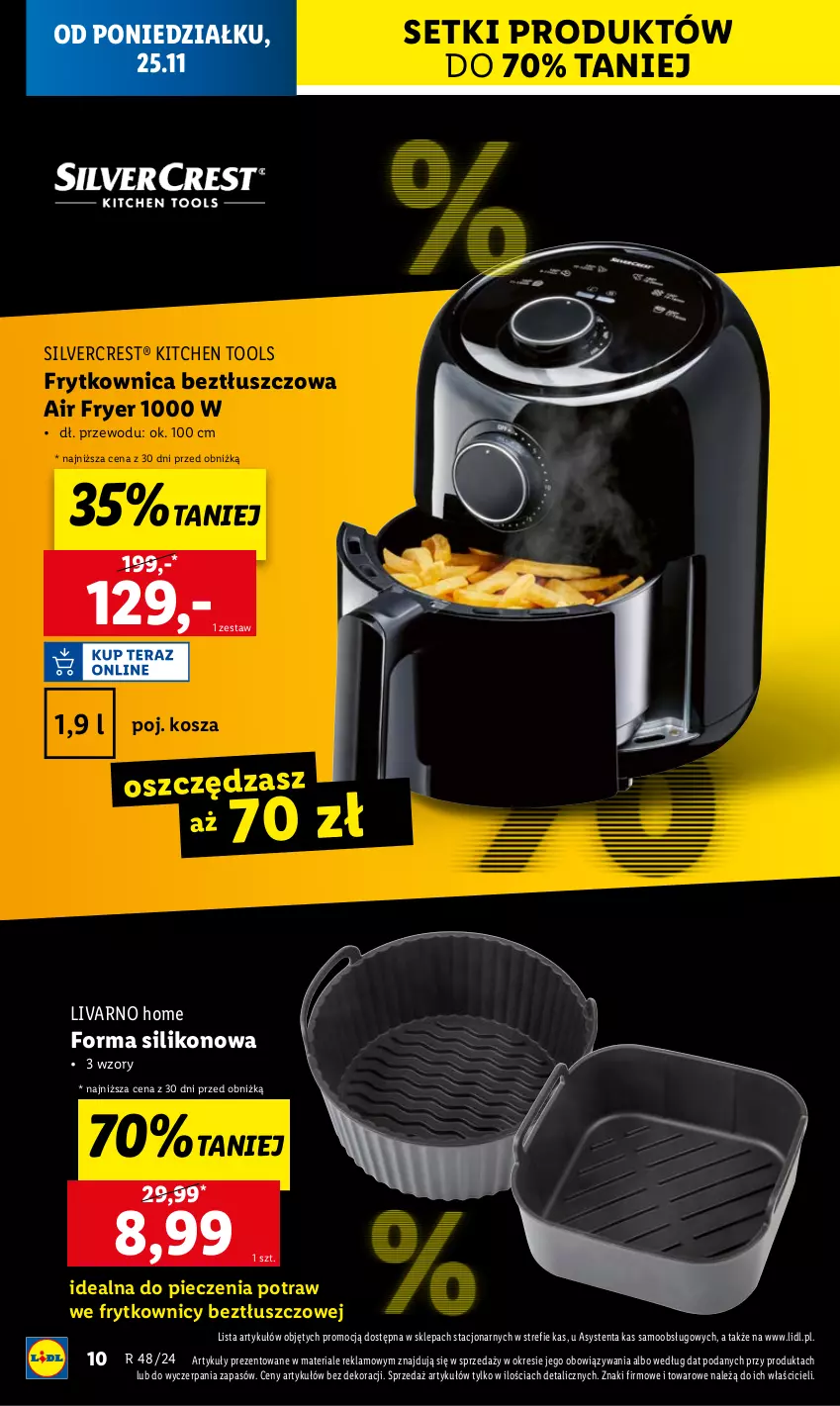 Gazetka promocyjna Lidl - GAZETKA - ważna 25.11 do 30.11.2024 - strona 10 - produkty: Ivar, Kosz, Lack, Piec, Silvercrest