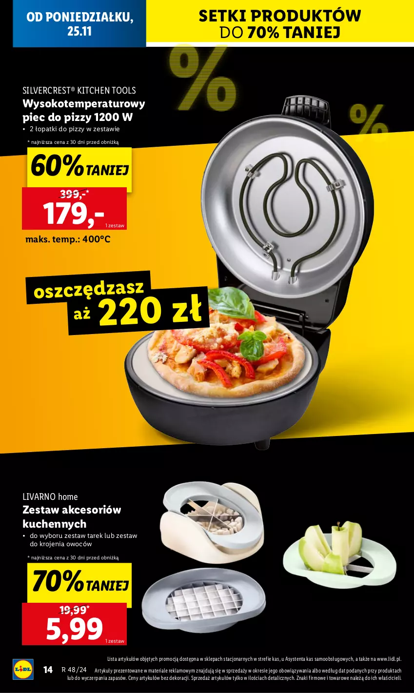 Gazetka promocyjna Lidl - GAZETKA - ważna 25.11 do 30.11.2024 - strona 14 - produkty: Ivar, Piec, Silvercrest, Sok