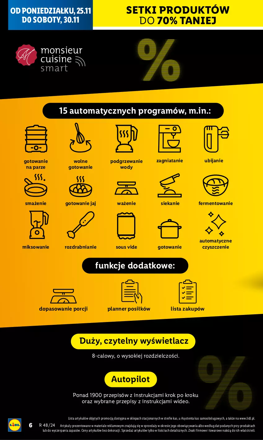 Gazetka promocyjna Lidl - GAZETKA - ważna 25.11 do 30.11.2024 - strona 6 - produkty: Gra, Lack, Por, Sok, Top