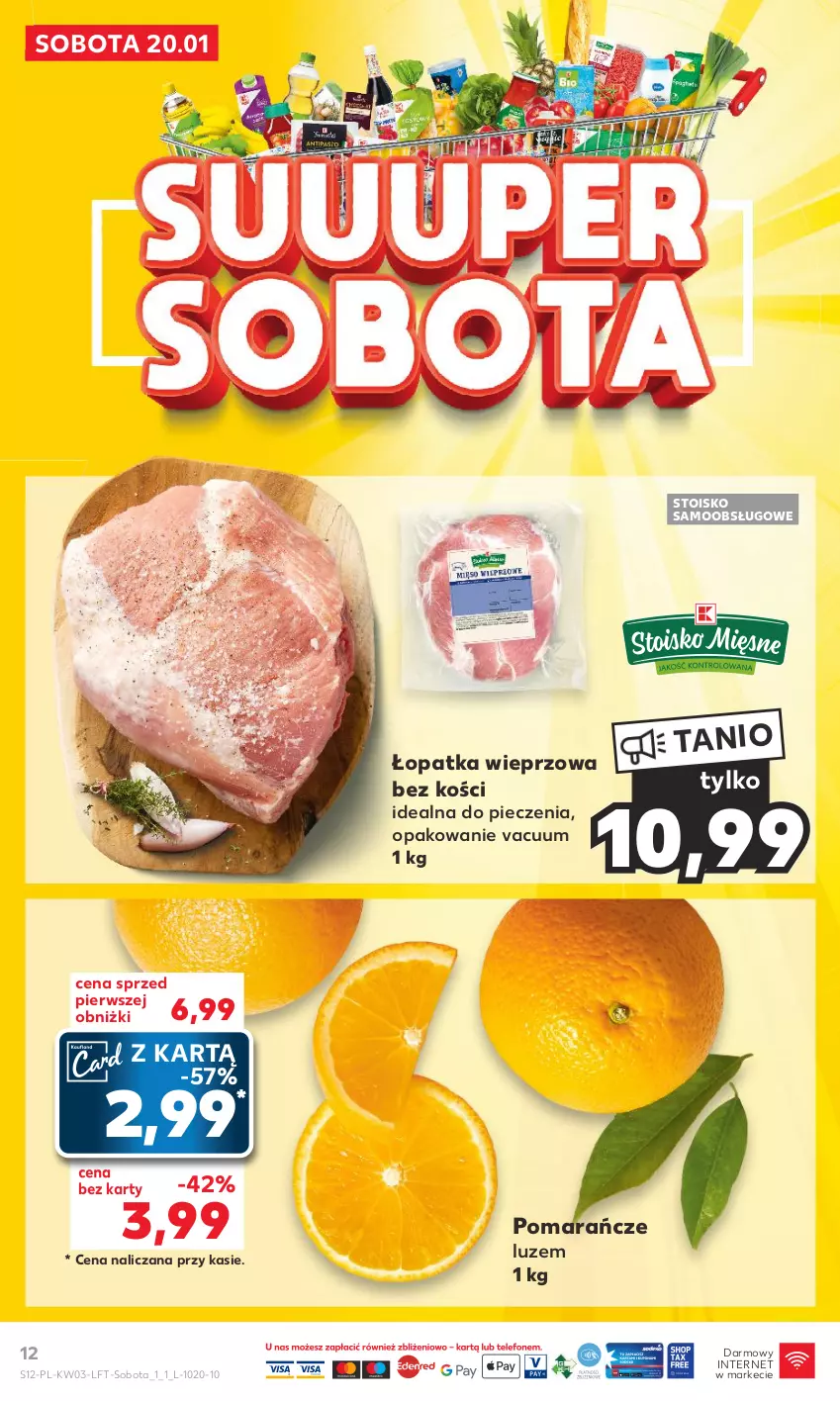 Gazetka promocyjna Kaufland - Gazetka tygodnia - ważna 18.01 do 24.01.2024 - strona 12 - produkty: Piec, Pomarańcze