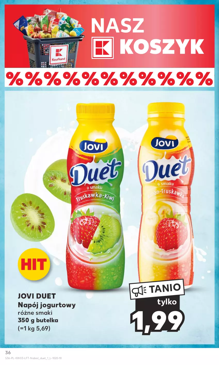 Gazetka promocyjna Kaufland - Gazetka tygodnia - ważna 18.01 do 24.01.2024 - strona 36 - produkty: Jogurt, Kosz, Napój, Napój jogurtowy