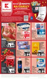 Gazetka promocyjna Kaufland - Gazetka tygodnia - Gazetka - ważna od 24.01 do 24.01.2024 - strona 1 - produkty: Piec, Tchibo, Top, Por, Gra, 7up, Danone, Papier, Rama, Jogurt, Danone Fantasia, Karkówka wieprzowa, Stek, Mirinda, Kawa mielona, Kawa, Kosz, Dres, Pepsi, Ręcznik, Czekolada, Napój gazowany, Tchibo Family, Foxy, Fanta, POLMLEK, Masło, Napój, Pomidory, Milka, Fa