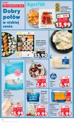 Gazetka promocyjna Kaufland - Gazetka tygodnia - Gazetka - ważna od 24.01 do 24.01.2024 - strona 42 - produkty: Halibut, Sos, Panga, Sushi, Krewetki