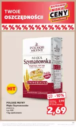 Gazetka promocyjna Kaufland - Gazetka tygodnia - Gazetka - ważna od 24.01 do 24.01.2024 - strona 45 - produkty: Polskie Młyny, Mąka