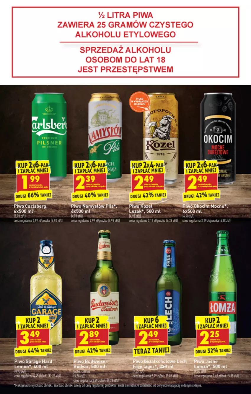 Gazetka promocyjna Biedronka - W tym tygodniu - ważna 23.08 do 29.08.2021 - strona 43 - produkty: Carlsberg, Gra, Namysłów, Piwa, Piwo