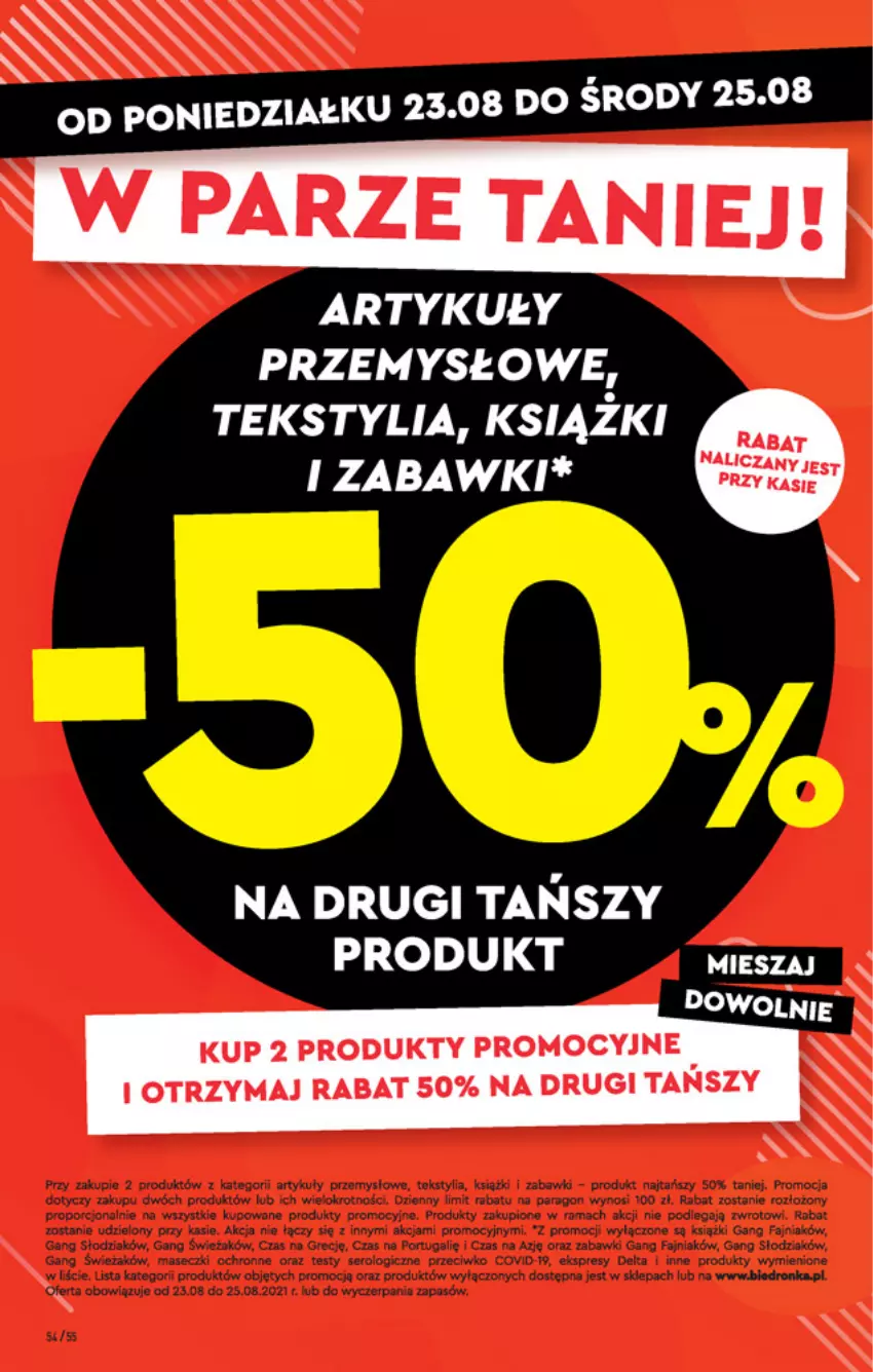 Gazetka promocyjna Biedronka - W tym tygodniu - ważna 23.08 do 29.08.2021 - strona 54