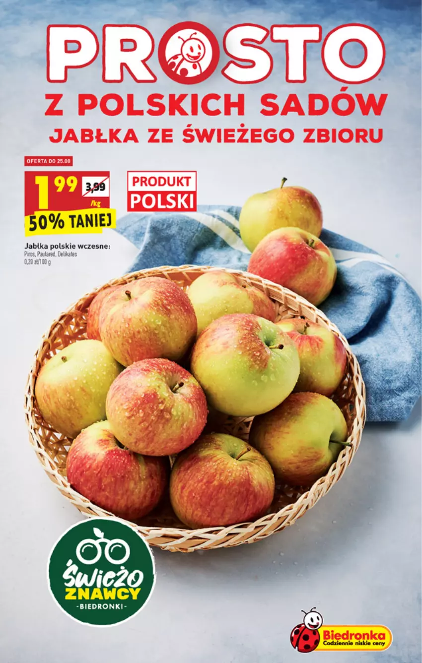 Gazetka promocyjna Biedronka - W tym tygodniu - ważna 23.08 do 29.08.2021 - strona 9 - produkty: Dron, Fa, Jabłka