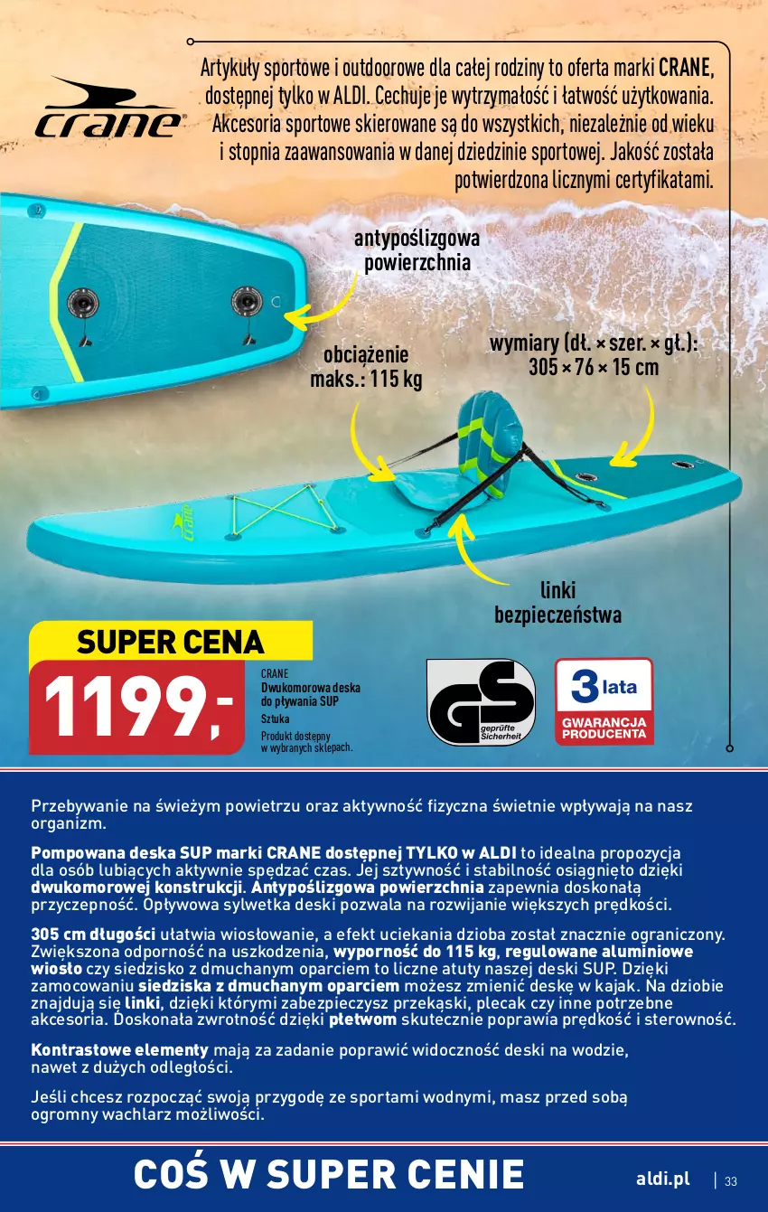 Gazetka promocyjna Aldi - Pełen katalog - ważna 22.05 do 27.05.2023 - strona 33 - produkty: Gra, Piec, Plecak, Por, Siedzisko, Sport, Top