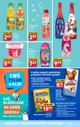 Gazetka promocyjna Aldi - Pełen katalog - Gazetka - ważna od 27.05 do 27.05.2023 - strona 13 - produkty: Sok, Mus, Mysz, Galaretka, Szampon, Oshee, Dzieci, Kubuś, Gala, Kakao, Napój, Napój musujący