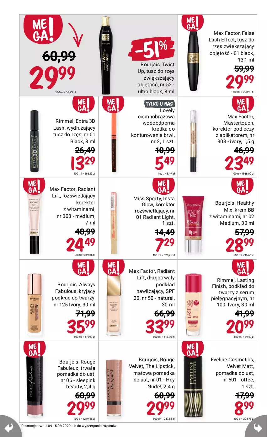 Gazetka promocyjna Rossmann - 1 Września - ważna 01.09 do 15.09.2021 - strona 6 - produkty: Fa, Max Factor, Tusz