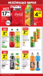 Gazetka promocyjna Intermarche - Gazetka Intermarche - Gazetka - ważna od 06.11 do 06.11.2024 - strona 28 - produkty: Sok, Ice tea, Coca-Cola, Napoje, Hellena, Lipton, Napój izotoniczny, Tymbark, Oshee, Napój niegazowany, Napój