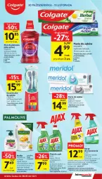 Gazetka promocyjna Intermarche - Gazetka Intermarche - Gazetka - ważna od 06.11 do 06.11.2024 - strona 31 - produkty: Top, Palmolive, Płyn do płukania jamy ustnej, Ajax, Spray do czyszczenia, Szczoteczka do zębów, Pasta do zębów, Odtłuszczacz, Płyn do płukania, Mydło, Dozownik, Colgate, Płyn do szyb, Szczoteczka, LG