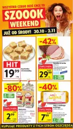 Gazetka promocyjna Intermarche - Gazetka Intermarche - Gazetka - ważna od 06.11 do 06.11.2024 - strona 6 - produkty: Makaron, Krakus, Jaja, Szarlotka, Szynka, Jaja z wolnego wybiegu