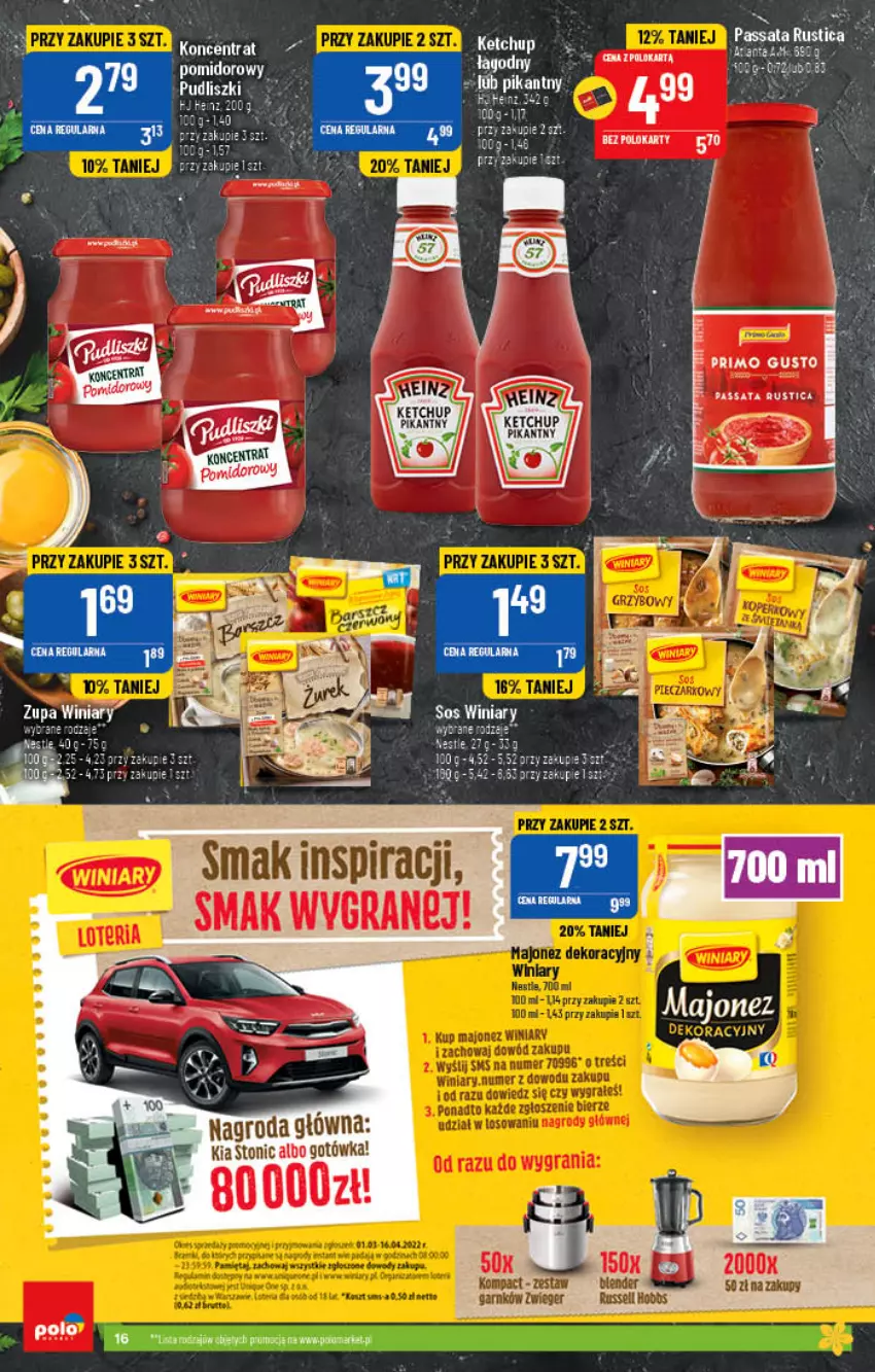 Gazetka promocyjna PoloMarket - Gazetka pomocyjna - ważna 13.04 do 19.04.2022 - strona 16 - produkty: Gra, Ketchup