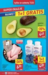 Gazetka promocyjna Aldi - Oferta weekendowa - Gazetka - ważna od 07.03 do 07.03.2026 - strona 2 - produkty: Kurczak, Gra, Piątnica, Jogurt, Mięsne specjały, Kaki, Kiwi, Mango, Jogurt pitny