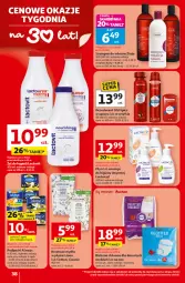 Gazetka promocyjna Auchan - Gazetka 30 Lat Hipermarket Auchan - Gazetka - ważna od 06.05 do 06.05.2026 - strona 38 - produkty: Mydło w płynie, Emulsja, Lactacyd, Old Spice, Dezodorant, Cleanic, Always, Szampon, Ziaja, Podpaski, Bielizna, Mydło