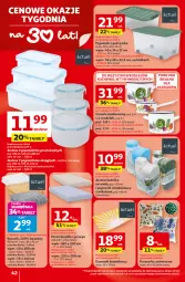 Gazetka promocyjna Auchan - Gazetka 30 Lat Hipermarket Auchan - Gazetka - ważna od 06.05 do 06.05.2026 - strona 42 - produkty: Dywanik łazienkowy, Dywanik, Garnek, Pojemnik z pokrywką, Pojemnik, Poszewka, Prześcieradło, Ręcznik, Danio, Rondel, Dywan