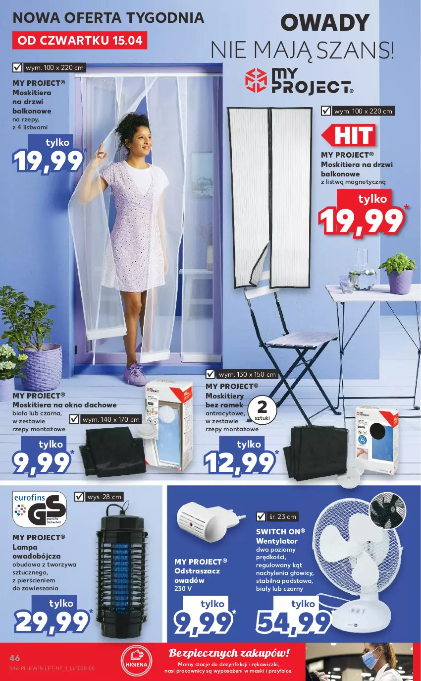 Gazetka promocyjna Kaufland - OFERTA TYGODNIA - ważna 15.04 do 21.04.2021 - strona 46 - produkty: BIC, Drzwi, Lampa, Listwa, Okno, Piec