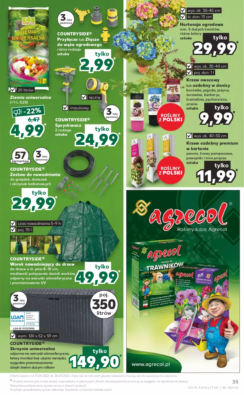 Gazetka promocyjna Kaufland - OFERTA TYGODNIA - ważna 21.04 do 26.04.2022 - strona 35 - produkty: Aronia, Borówka, Gra, Por