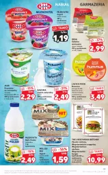 Gazetka promocyjna Kaufland - OFERTA TYGODNIA - Gazetka - ważna od 26.04 do 26.04.2022 - strona 19 - produkty: Sałatka, Jogurt naturalny, Hummus, Emulsja, Mus, Jagr, Jogurt, Mlekovita, Dega, Sałatka warzywna, Sałat, Burger, Bakoma, Müller, Limonka, Kremowa ze śmietanką, Vegeta, Mango, Kefir, Kokos, Müller Mix, Mleko