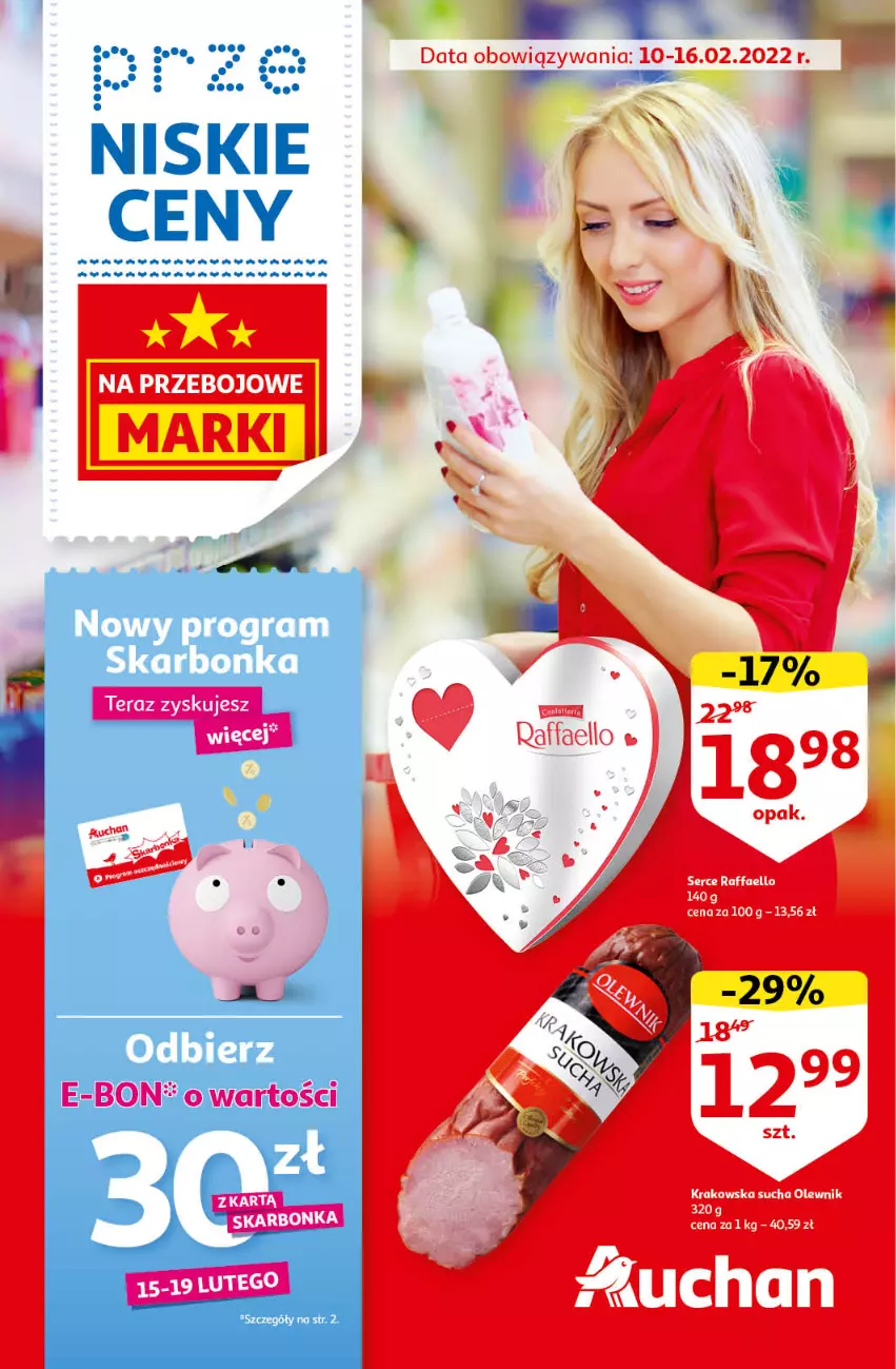 Gazetka promocyjna Auchan - przeNISKIE CENY na przebojowe marki Hipermarkety - ważna 10.02 do 16.02.2022 - strona 1 - produkty: Gra