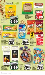 Gazetka promocyjna Kaufland - Gazetka tygodnia - Gazetka - ważna od 02.08 do 02.08.2023 - strona 22 - produkty: Orzeszki, Cukier, Jutrzenka, Chrupki, Cukierki nadziewane, Wawel, Wafle, Lody, Czekolada, Felix, Cukierki, Orzeszki ziemne, Lindt, Bakalland, Fa