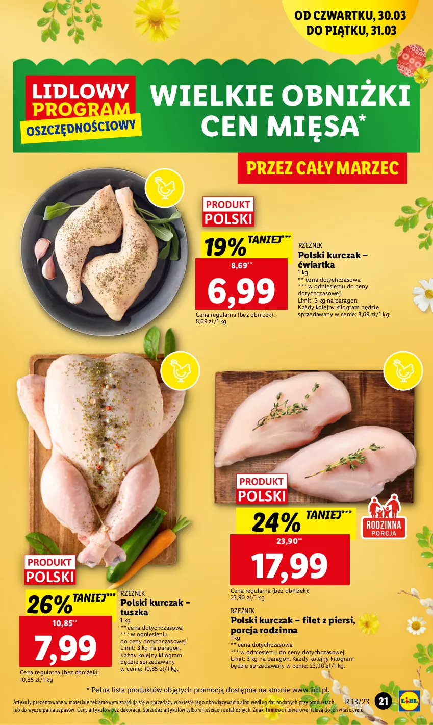 Gazetka promocyjna Lidl - GAZETKA - ważna 30.03 do 02.04.2023 - strona 21 - produkty: Gra, Kurczak, Olej, Por, Tusz