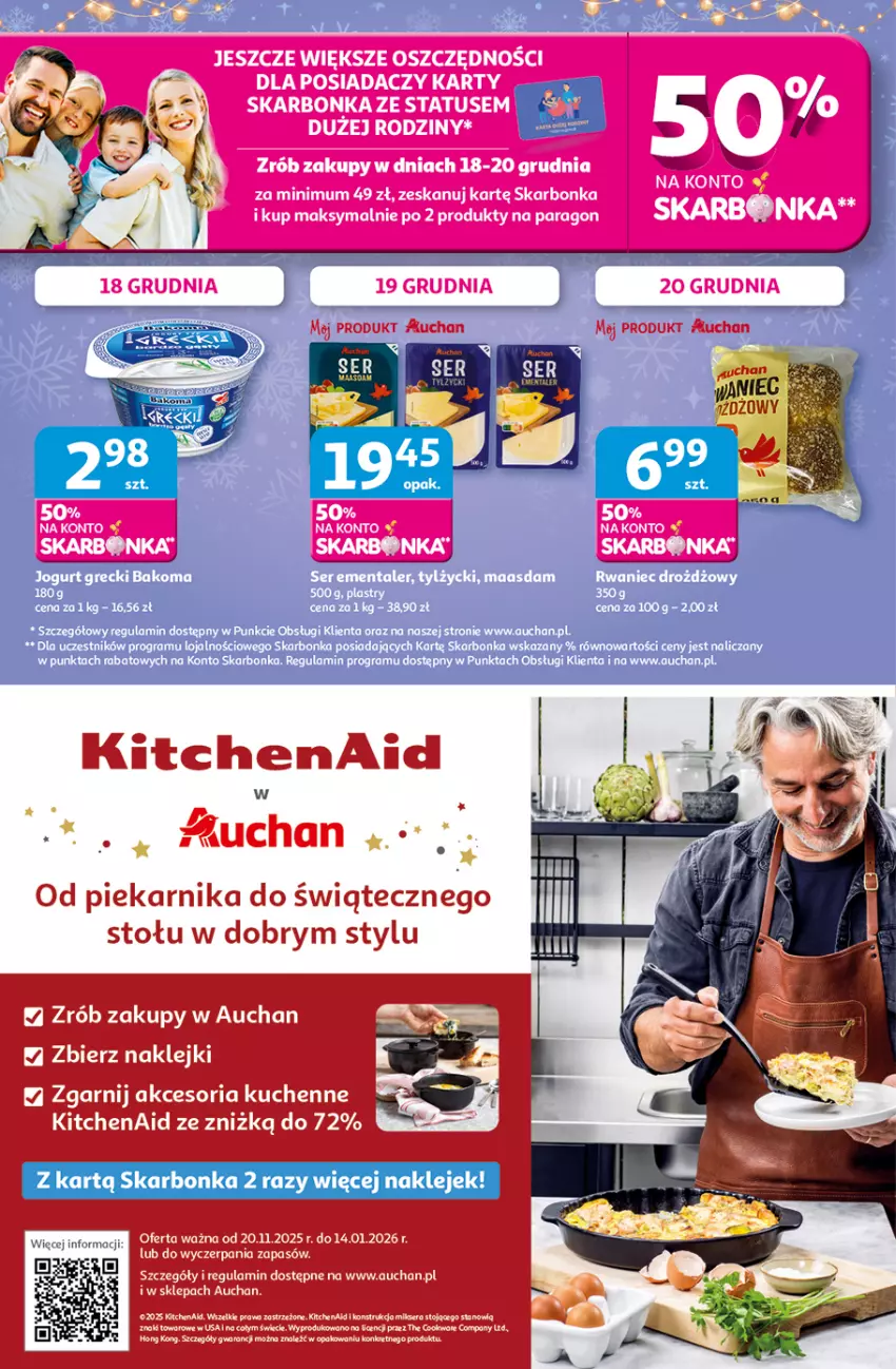 Gazetka promocyjna Auchan - Gazetka Święta jak babcię kocham Hipermarket Auchan - ważna 18.12 do 23.12.2025 - strona 40 - produkty: Kret, Mikser, Piekarnik, Ser