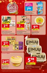 Gazetka promocyjna Auchan - Gazetka Święta jak babcię kocham Hipermarket Auchan - Gazetka - ważna od 23.12 do 23.12.2025 - strona 15 - produkty: Masło klarowane, Koc, Palma, Smalec, Margaryna, Mola, Mleko zagęszczone, Słynne, Finuu, Słynne MR Roślinne, Masło, Mleko, LG