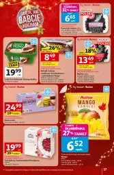 Gazetka promocyjna Auchan - Gazetka Święta jak babcię kocham Hipermarket Auchan - Gazetka - ważna od 23.12 do 23.12.2025 - strona 17 - produkty: Porzeczki czarne, Makaron, Por, Gra, Królewski, Lody, Maliny, Zielona Budka, Rolada, Mango