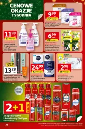 Gazetka promocyjna Auchan - Gazetka Święta jak babcię kocham Hipermarket Auchan - Gazetka - ważna od 23.12 do 23.12.2025 - strona 28 - produkty: Nivea Men, Mydło w płynie, Emulsja, Naturell, Gra, Lactacyd, Taft, Chusteczki, Podpaski, Mydło, Woda, Luksja, Nivea, Lakier, Naturella