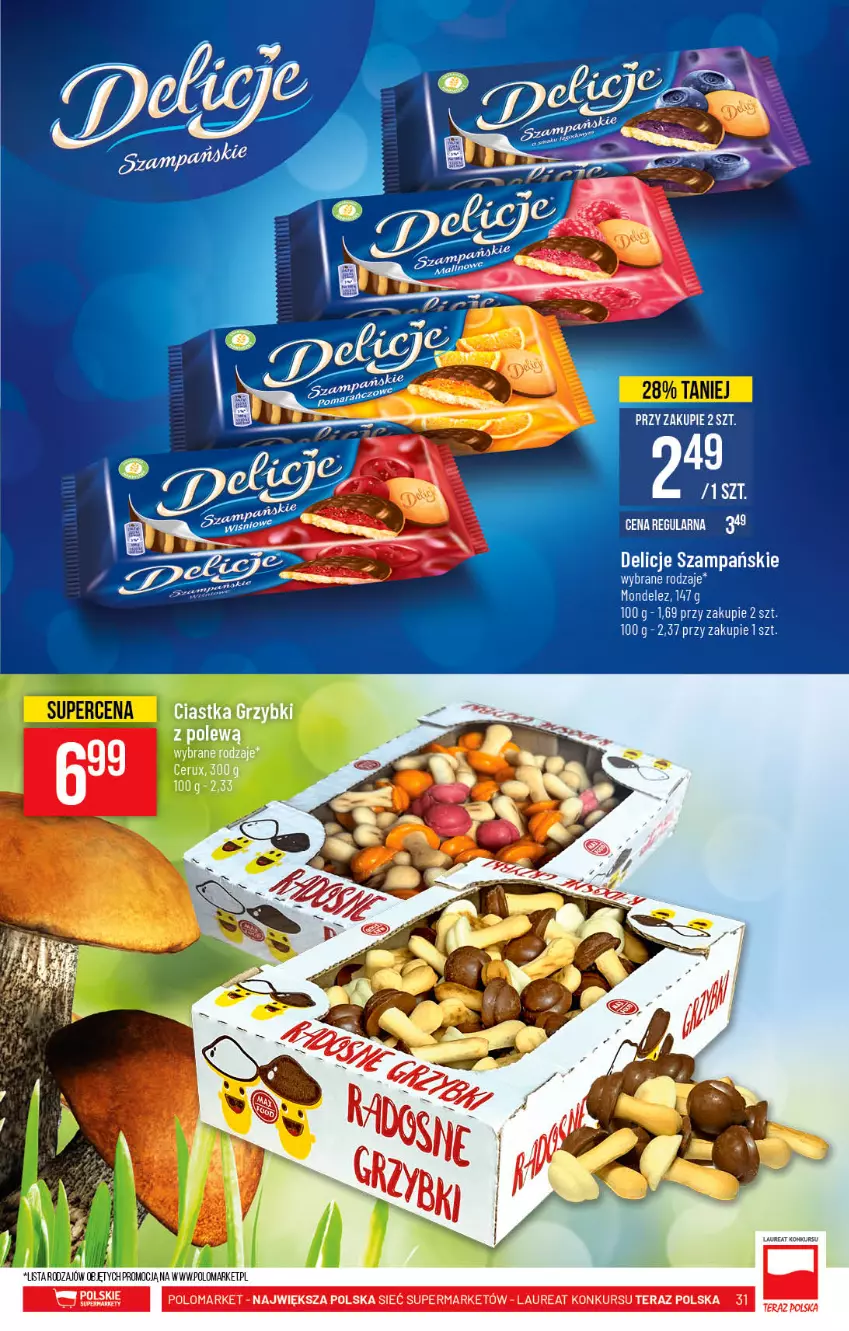 Gazetka promocyjna PoloMarket - Gazetka pomocyjna - ważna 18.08 do 24.08.2021 - strona 31 - produkty: Delicje, Laur, Tera