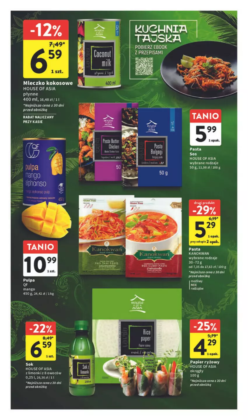 Gazetka promocyjna Intermarche - ważna 09.11 do 15.11.2023 - strona 28 - produkty: Fa, House of Asia, Kokos, Kuchnia, Mleczko, Sok