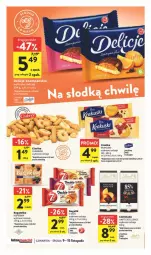 Gazetka promocyjna Intermarche - Gazetka - ważna od 15.11 do 15.11.2023 - strona 24 - produkty: Ciastka, Krakus, Top, Chabrior, Tran, 7 Days, Rogal, Czekolada, Krakuski, Lindt