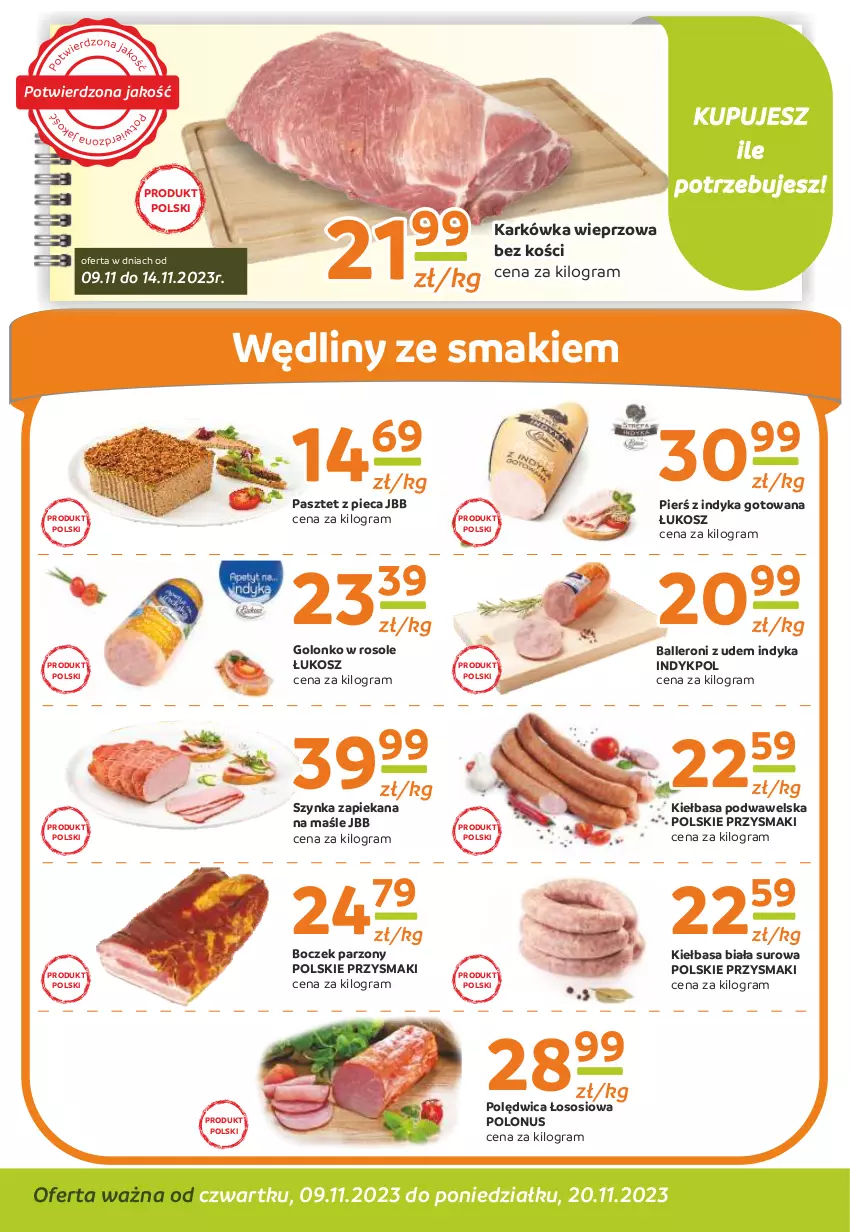 Gazetka promocyjna Gama - Gazetka Gama - ważna 20.11.2023 do 09.11.2024 - strona 2 - produkty: Boczek, Gra, Karkówka wieprzowa, Kiełbasa, Kiełbasa biała, Kiełbasa podwawelska, Kosz, Pasztet, Piec, Polędwica, Przysmaki, Sos, Szynka, Wawel