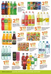 Gazetka promocyjna Gama - Gazetka Gama - Gazetka - ważna od 09.11 do 09.11.2024 - strona 10 - produkty: Nałęczowianka, Sok, 7up, Inka, Pepsi max, Mirinda, Leon, Pepsi, Oranżada, Schweppes, Hellena, Fanta, Woda, Sprite, Napój, Fa