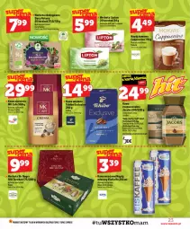 Gazetka promocyjna Topaz - Gazetka - Gazetka - ważna od 29.07 do 29.07.2026 - strona 23 - produkty: Top, Kawa ziarnista, Kawa mielona, Kawa, Lipton, Napój mleczny, Cappuccino, Jacobs, Herbata, Napój