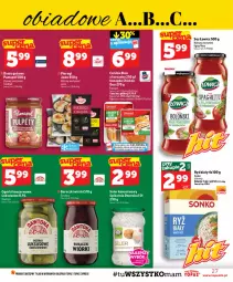 Gazetka promocyjna Topaz - Gazetka - Gazetka - ważna od 29.07 do 29.07.2026 - strona 27 - produkty: Buraczki, Dawtona, Top, Sos, Ser, Ryż, Sonko, Ryż biały, Fa
