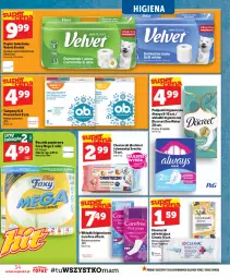Gazetka promocyjna Topaz - Gazetka - Gazetka - ważna od 29.07 do 29.07.2026 - strona 34 - produkty: Top, Ser, Rum, Papier, Sito, Discreet, Tampony, Papier toaletowy, Velvet, Cleanic, Rolki, Chusteczki, Always, Podpaski, Carefree, Dzieci, Foxy, Wkładki, Wagi