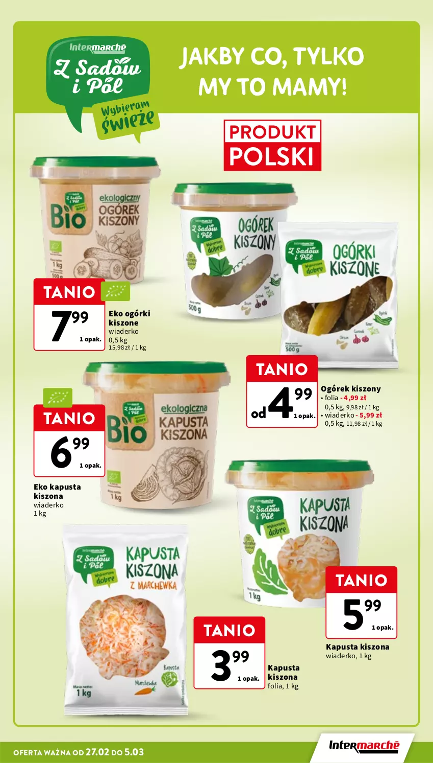 Gazetka promocyjna Intermarche - Gazetka Intermarche - ważna 27.02 do 05.03.2025 - strona 11 - produkty: Ogórek, Owoce, Warzywa