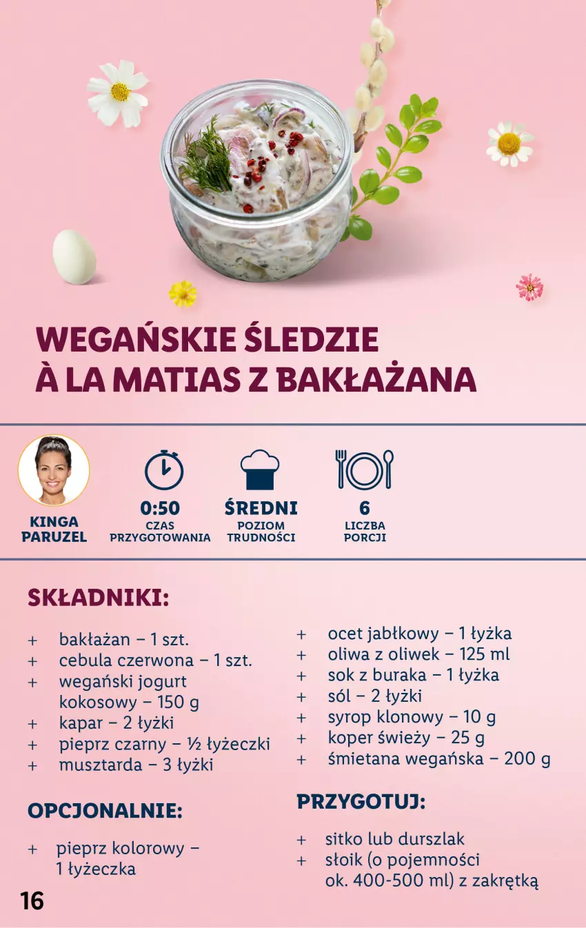 Gazetka promocyjna Lidl - KATALOG WIELKANOC - ważna 06.03 do 09.04.2023 - strona 16 - produkty: Cebula, Cebula czerwona, Durszlak, Jogurt, Kokos, Mus, Musztarda, Ocet, Oliwa z oliwek, Pieprz, Por, Sitko, Sok, Sól, Syrop