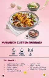 Gazetka promocyjna Lidl - KATALOG WIELKANOC - Gazetka - ważna od 09.04 do 09.04.2023 - strona 10 - produkty: Makaron, Sok, Ser, Sól, Por, Kapary, Cytryny, Burrata, Sałat, Pesto